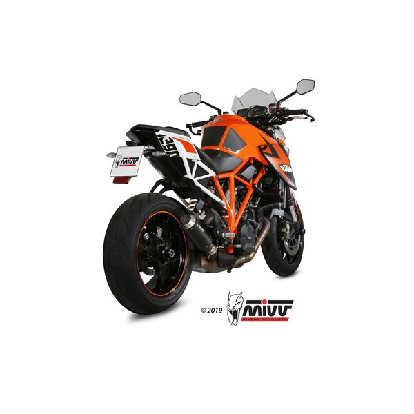 MIVV Auspuff - SLIP-ON - MK3 - BLACK fr KTM 1290 SUPERDUKE Bj. 2014 > 2019 - KT.014.LM3B
