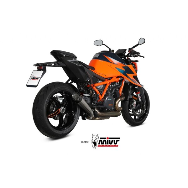 MIVV Auspuff - SLIP-ON - X-M5 - TITAN fr KTM 1290 SUPERDUKE R / EVO Bj. 2020 > 2023 - KT.026.LC5T