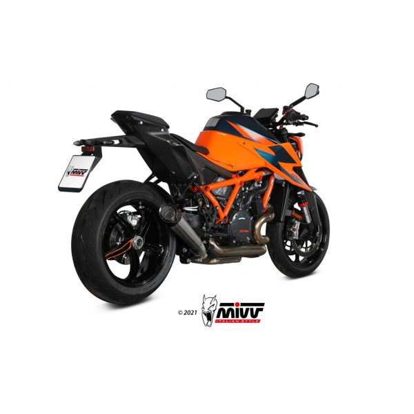 MIVV-SLIP-ON XM5 - Titan für KTM - 1290 SUPERDUKE R / EVO BJ. 2021 > 2023 - KT.026.LC5T
