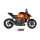 MIVV-SLIP-ON XM5 - Titan für KTM - 1290 SUPERDUKE R / EVO BJ. 2021 > 2023 - KT.026.LC5T