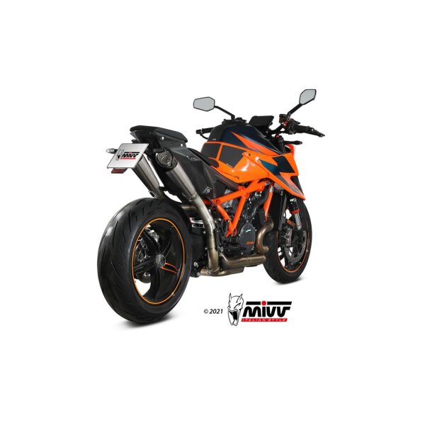 MIVV Auspuff - 2 SLIP-ON - X-M5 - TITAN fr KTM 1290 SUPERDUKE Bj. 2020 > 2023 - KT.028.LC5T