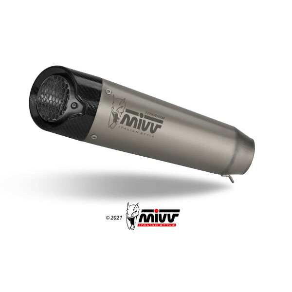 MIVV Auspuff - 2 SLIP-ON - X-M5 - TITAN für KTM 1290 SUPERDUKE Bj. 2020 > 2023 - KT.028.LC5T