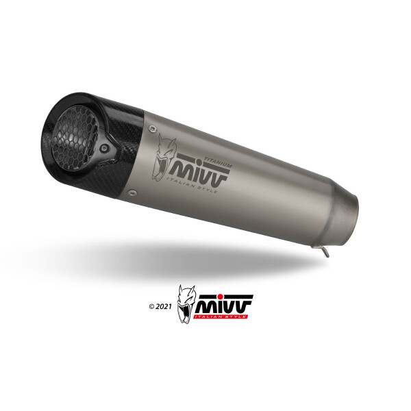 MIVV Auspuff - 2 SLIP-ON - X-M5 - TITAN fr KTM 1290 SUPERDUKE Bj. 2020 > 2023 - KT.028.LC5T