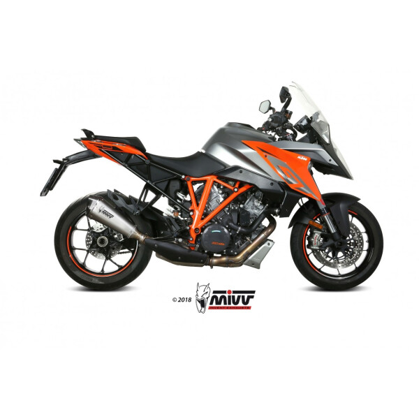 MIVV Auspuff - SLIP-ON - DELTA RACE - EDELSTAHL fr KTM 1290 SUPERDUKE GT Bj. 2016 > 2023 - KT.018.LDRX