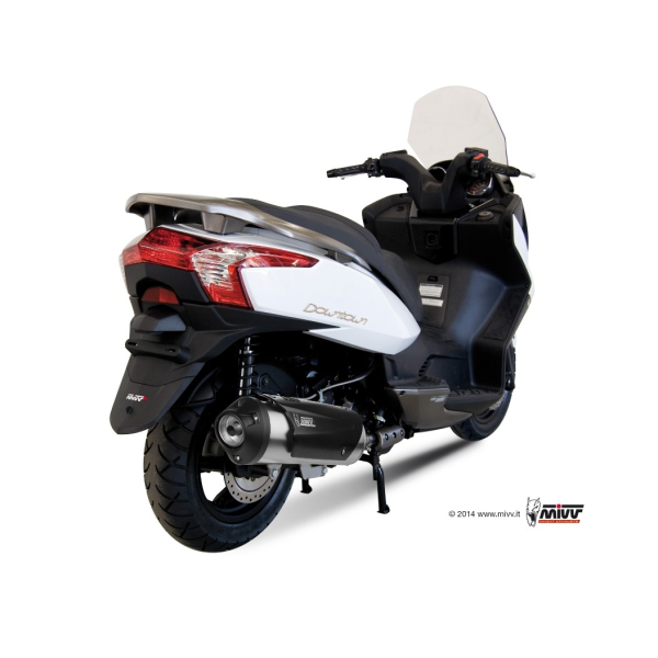 MIVV-Komplettanlage 1x1 URBAN - Edelstahl für KYMCO - DINK STREET 300 BJ. 2009 > 2012 - C.KY.0016.K