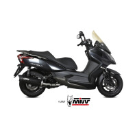 MIVV Auspuff - Komplettanlage 1x1 - MOVER - BLACK fr...