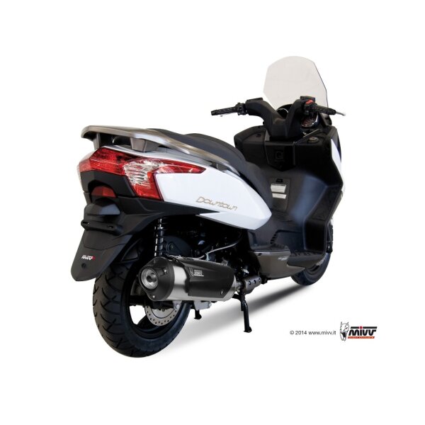 MIVV Auspuff - Komplettanlage 1x1 - URBAN - EDELSTAHL fr KYMCO SUPERDINK 300 Bj. 2009 > 2012 - C.KY.0016.B
