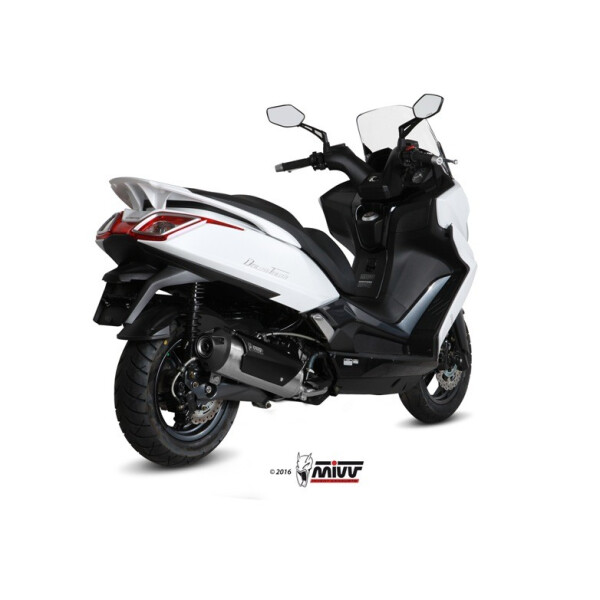 MIVV Auspuff - Komplettanlage 1x1 - URBAN - EDELSTAHL fr KYMCO DOWNTOWN 350 Bj. 2015 > 2016 - C.KY.0018.B