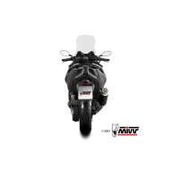 MIVV-SLIP-ON GPpro - Edelstahl Schwarz für KYMCO - AK550 BJ. 2021 > 2025 - O.011.SXBP