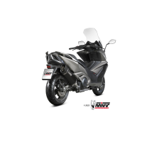 MIVV-SLIP-ON SR1 - Titan Schwarz für KYMCO - AK550...