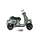 MIVV-KOMPLETTANLAGE 1x1 DELTA RACE - Edelstahl Schwarz für PIAGGIO - VESPA GTS 300 BJ. 2008 > 2020 - P.008.LDRB