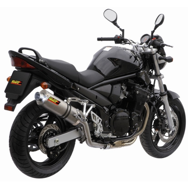 MIVV-SLIP-ON OVAL - Edelstahl für SUZUKI - GSF 650 BANDIT BJ. 2005 > 2006 - AS.017.LX1