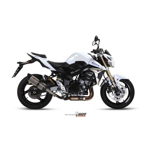 MIVV Auspuff - SLIP-ON - SUONO - EDELSTAHL fr SUZUKI GSR 750 Bj. 2011 > 2016 - S.037.L7