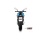 MIVV-Komplettanlage 2x1 XM5 - Edelstahl Schwarz für SUZUKI - GSX-8S BJ. 2022 > 2024 - S.062.SC5B
