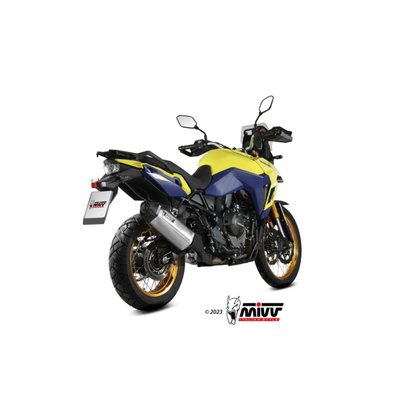 MIVV-SLIP-ON - SPEED EDGE - Edelstahl für SUZUKI - V-STROM 800 DE BJ. 2023 > 2025 - S.061.LRX