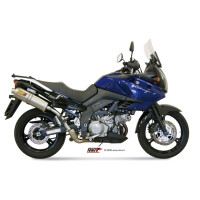 MIVV Auspuff - 2 SLIP-ON - OVAL - CARBON fr SUZUKI...