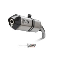 MIVV-SLIP-ON SPEED EDGE - Edelstahl für SUZUKI -...
