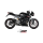 MIVV-SLIP-ON DELTA RACE - Edelstahl Schwarz für TRIUMPH - STREET TRIPLE 765 R / RS BJ. 2017 > 2022 - T.019.LDRB