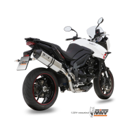 MIVV-SLIP-ON SPEED EDGE - Edelstahl für TRIUMPH -...