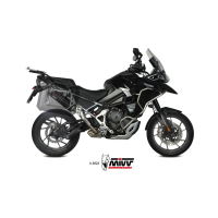 MIVV-SLIP-ON DAKAR - Edelstahl Schwarz für TRIUMPH - TIGER 1200 GT / RALLY BJ. 2021 > 2025 - T.023.LDKB