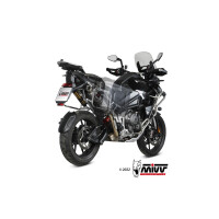 MIVV Auspuff - SLIP-ON - DAKAR - EDELSTAHL fr TRIUMPH...