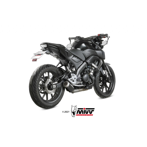 MIVV-Komplettanlage 1x1 MK3 - Carbon für YAMAHA - YZF R125 BJ. 2019 > 2024 - Y.067.SM3C