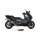 MIVV-Komplettanlage 2x1 - SR1 - Edelstahl Schwarz für YAMAHA - T-MAX 560 BJ. 2020 > 2021 - Y.061.LR1XB