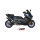 MIVV-Komplettanlage 2x1 SR1 - Edelstahl Schwarz für YAMAHA - T-MAX 560 BJ. 2022 > 2024 - Y.073.LR1XB