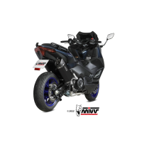 MIVV-Komplettanlage 2x1 SR1 - Titan Schwarz für...