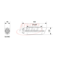 MIVV-SLIP-ON SUONO - Edelstahl für YAMAHA - YZF 600...
