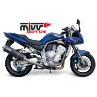 MIVV Auspuff - SLIP-ON - OVAL - TITAN fr YAMAHA YZF 600...