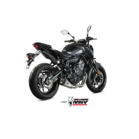 MIVV-KOMPLETTANLAGE 2x1 DELTA RACE - Edelstahl für YAMAHA - MT-07 / FZ-07 BJ. 2021 > 2024 - Y.074.LDRX