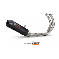 MIVV Auspuff - Komplettanlage 2x1 - OVAL - CARBON mit...