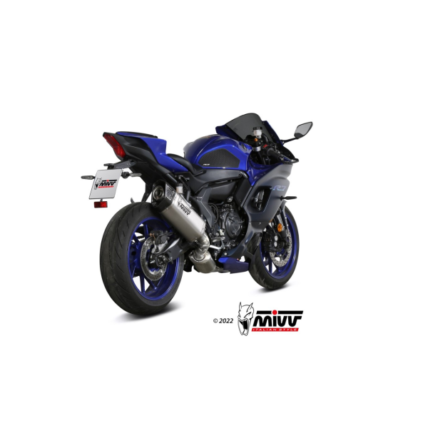 MIVV-Komplettanlage 2x1 - SR1 - Titan für YAMAHA - YZF R7 BJ. 2022 > 2024 - Y.071.LR1T
