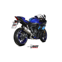 MIVV-Komplettanlage 2x1 SR1 - Titan für YAMAHA - YZF R7 BJ. 2022 > 2024 - X.YA.0012.SR1T