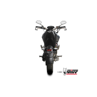 MIVV-Komplettanlage 1x1 XM1 - Edelstahl Schwarz für ZONTES - ZT 125 U BJ. 2021 > 2024 - Z.002.SC4B