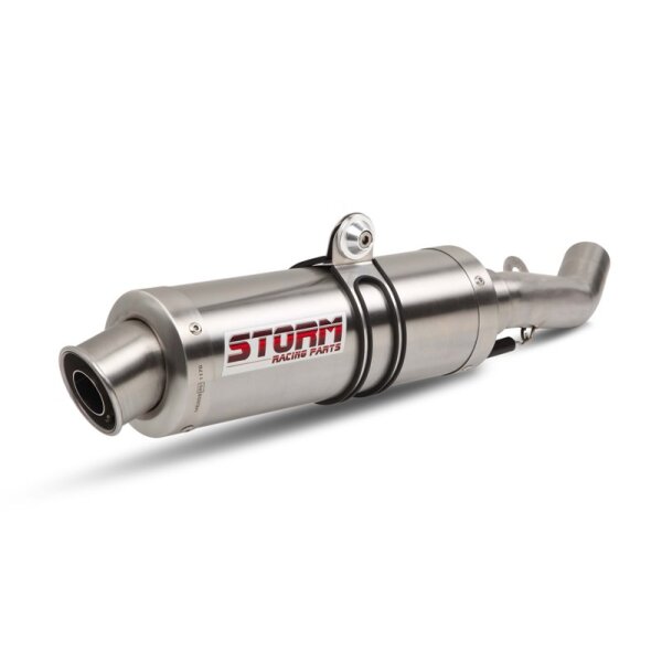 STORM by MIVV - FULL SYSTEM 1x1 - GP - EDELSTAHL fr ZONTES - ZT 125 G1 BJ 2021 > 2023 - Z.001.LXS-STORM