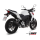 MIVV-SLIP-ON GP - Edelstahl Schwarz mit Carbon Endkappe für HONDA - CB 500 F / X BJ. 2013 > 2015 - H.051.LXBC