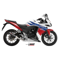 MIVV-SLIP-ON GP - Carbon mit Carbon Endkappe für HONDA - CBR 500 R BJ. 2013 > 2015 - H.051.L2SC