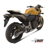 MIVV-SLIP-ON GP - Carbon mit Carbon Endkappe für HONDA - HORNET 600 BJ. 2007 > 2013 - H.038.L2SC