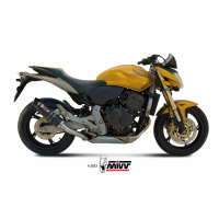MIVV-SLIP-ON GP - Carbon mit Carbon Endkappe für HONDA - HORNET 600 BJ. 2007 > 2013 - H.038.L2SC