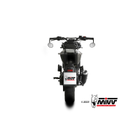 MIVV-SLIP-ON XM1 - Edelstahl Schwarz für HUSQVARNA - SVARTPILEN 125 BJ. 2021 > 2023 - HU.005.LC4B