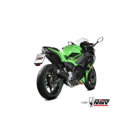 MIVV-Komplettanlage 2x1 GPpro - Carbon für KAWASAKI - NINJA 650 BJ. 2024 > 2025 - K.058.L2P