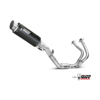 MIVV-Komplettanlage 2x1 GPpro - Edelstahl Schwarz für KAWASAKI - Z650 BJ. 2024 > 2025 - K.058.LXBP