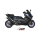 MIVV-Komplettanlage 2x1 SR1 - Edelstahl Schwarz für YAMAHA - T-MAX 560 BJ. 2022 > 2024 - Y.073.LR1XBN