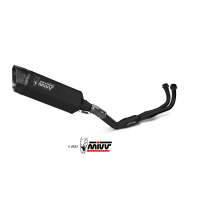 MIVV-Komplettanlage 2x1 SR1 - Titan Schwarz für...