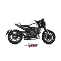 MIVV-SLIP-ON HR1 - Edelstahl Schwarz für CF MOTO - 700 CL-X BJ. 2023 > 2025 - CF.003.LH1BA