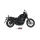 MIVV-SLIP-ON HR1 - Edelstahl Schwarz für HONDA - CMX 1100 REBEL BJ. 2022 > 2024 - H.092.LH1BA