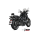 MIVV-SLIP-ON HR1 - Edelstahl Schwarz für HONDA - CMX 1100 REBEL BJ. 2022 > 2024 - H.092.LH1BA