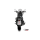 MIVV-SLIP-ON HR1 - Edelstahl Schwarz für HONDA - CMX 1100 REBEL BJ. 2022 > 2024 - H.092.LH1BA
